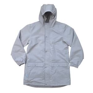 Jan & Jul Cozy-Dry Waterproof Rain Jacket Fleece Lined Gray Youth 14Y (14-16)